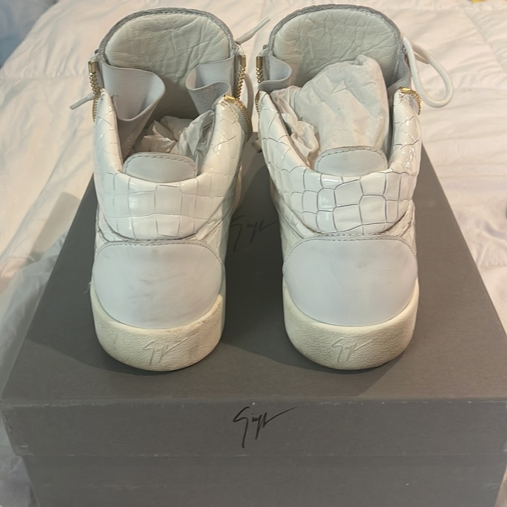 Giuseppe Zanotti Sneakers white / gold - Picture 4 of 7